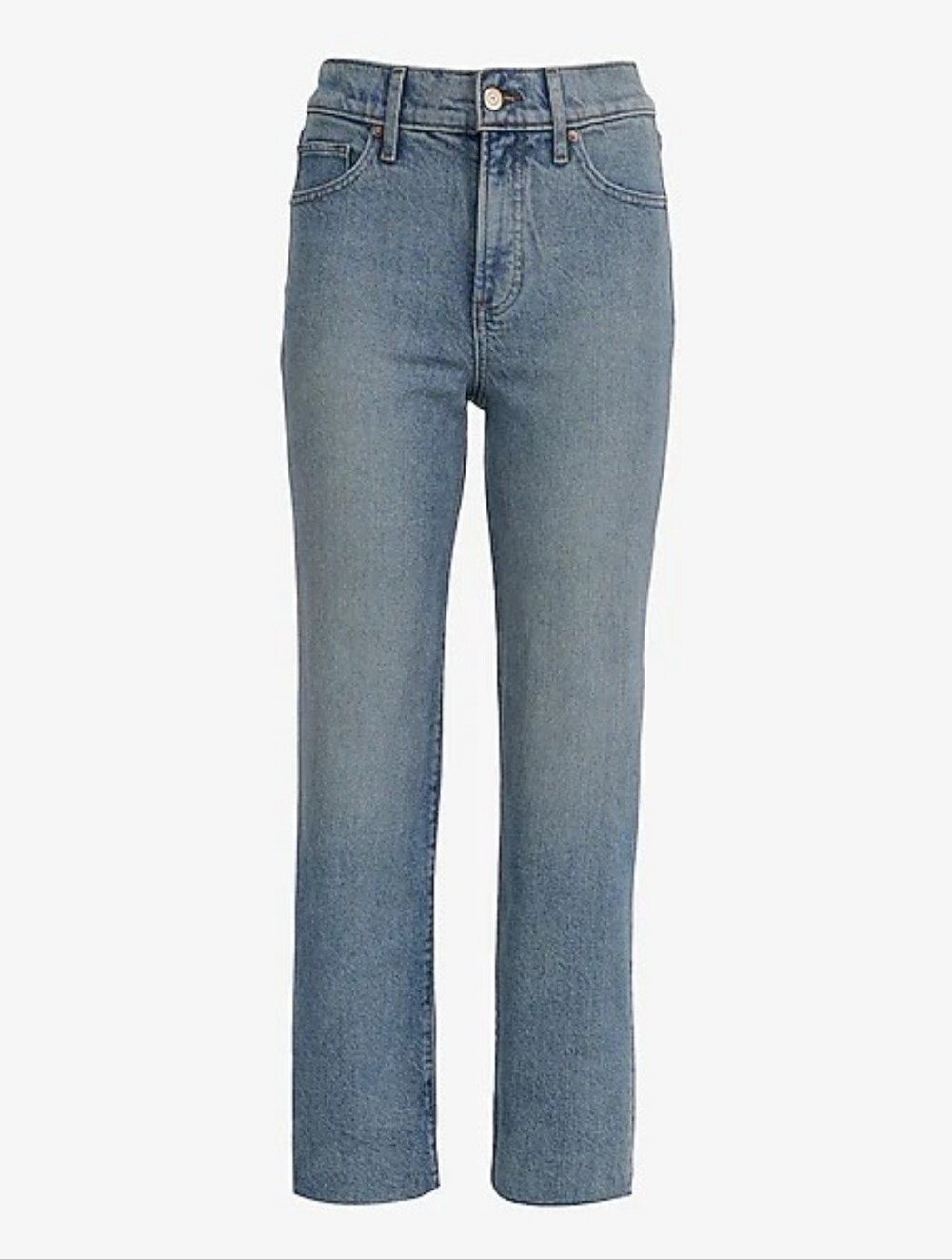 EXPRESS High Waisted Straight-Leg Jeans